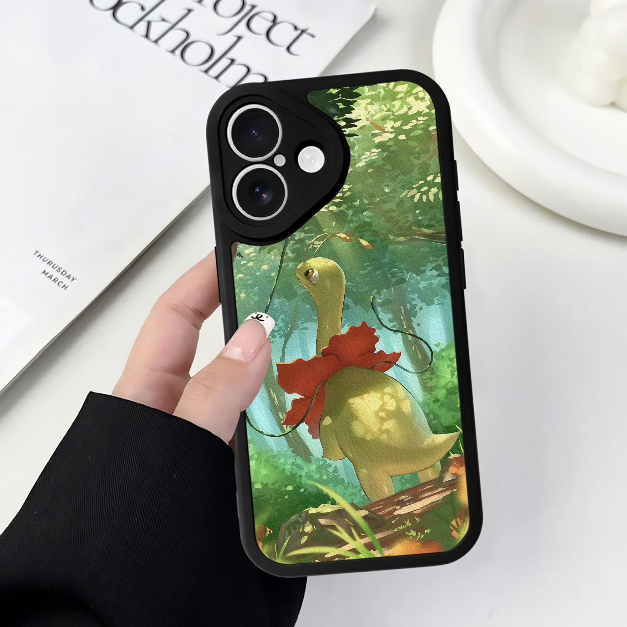 （画像用） ポケットモンスター Pokémon 【iPhone 16シリーズ対応】シリコンスマホケース（レザー調） 材質：シリコン
